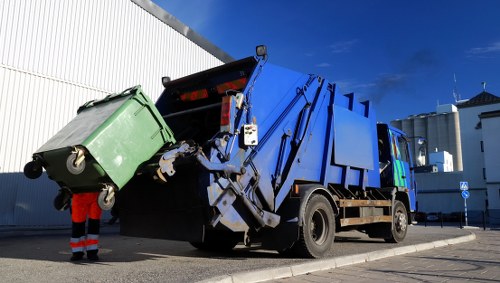 West London rubbish removal service in action