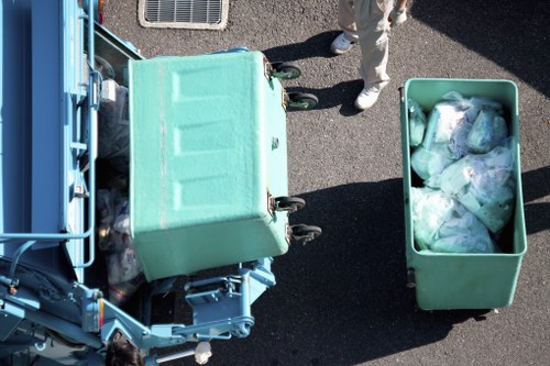 Variety of waste types handled by clearance services